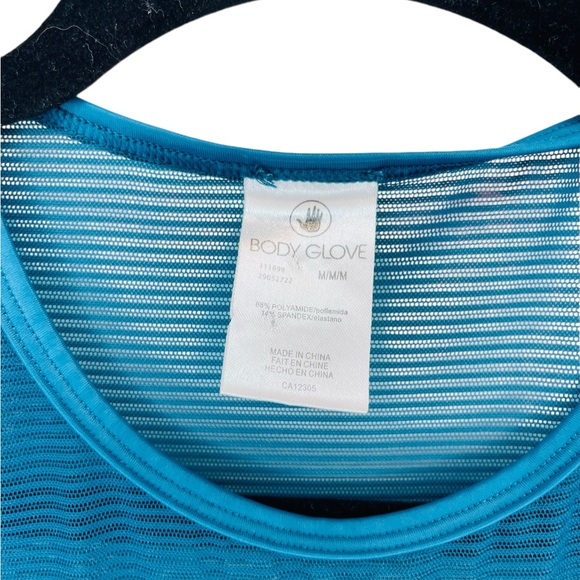 Body Glove Spandex Mesh Tank size Medium in Teal - Picture 3 of 4